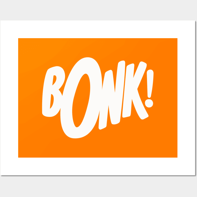 Bonk! Wall Art by sombreroinc